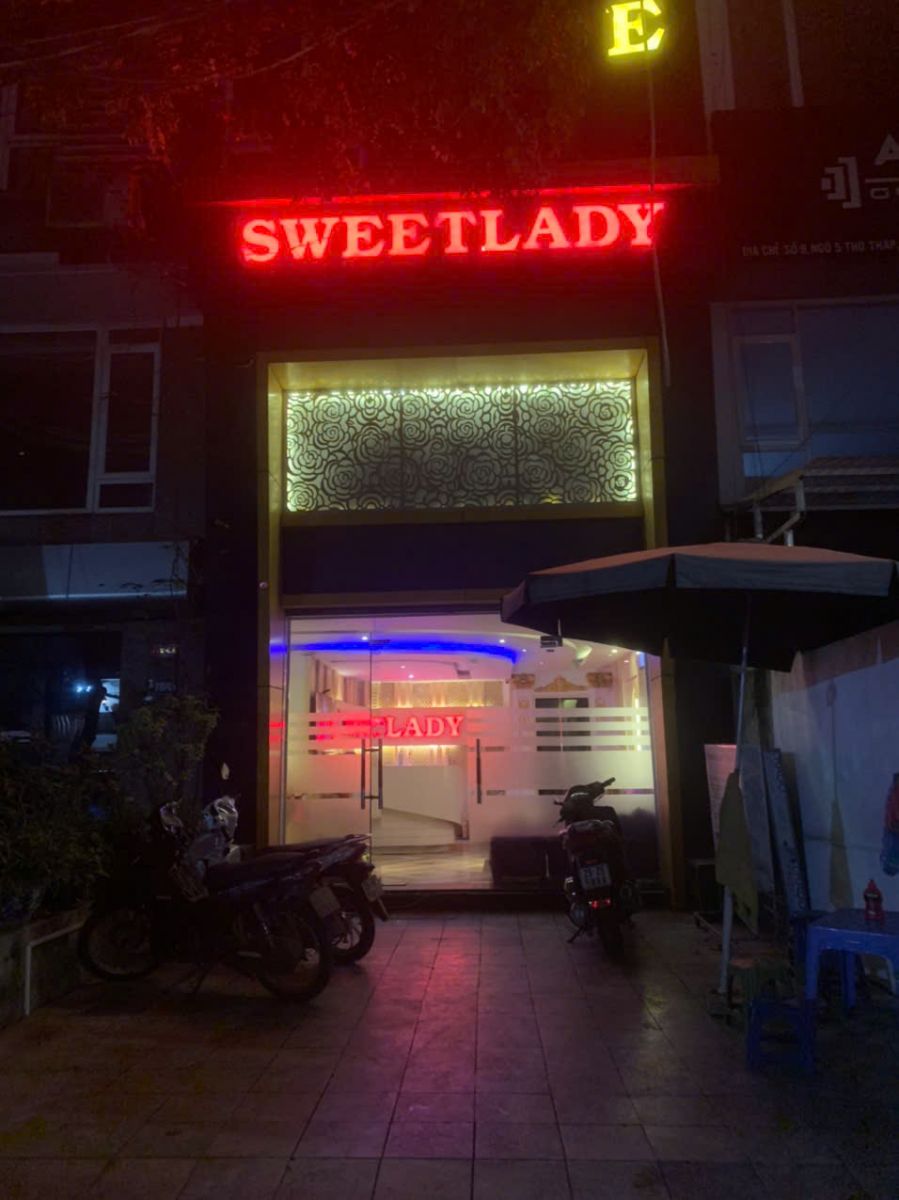 Mặt tiền massage Sweet Lady số 5 Thọ Tháp